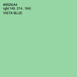 #95D6A4 - Vista Blue Color Image